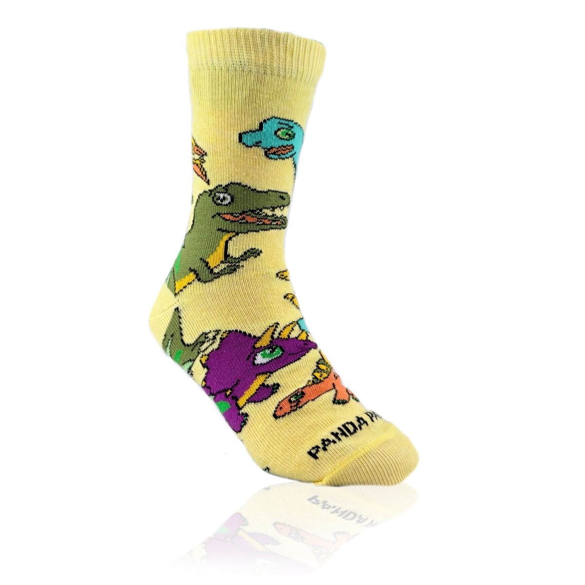 Dinosaur Friends Socks from the Sock Panda (Ages 3-7) DinoFriendMd