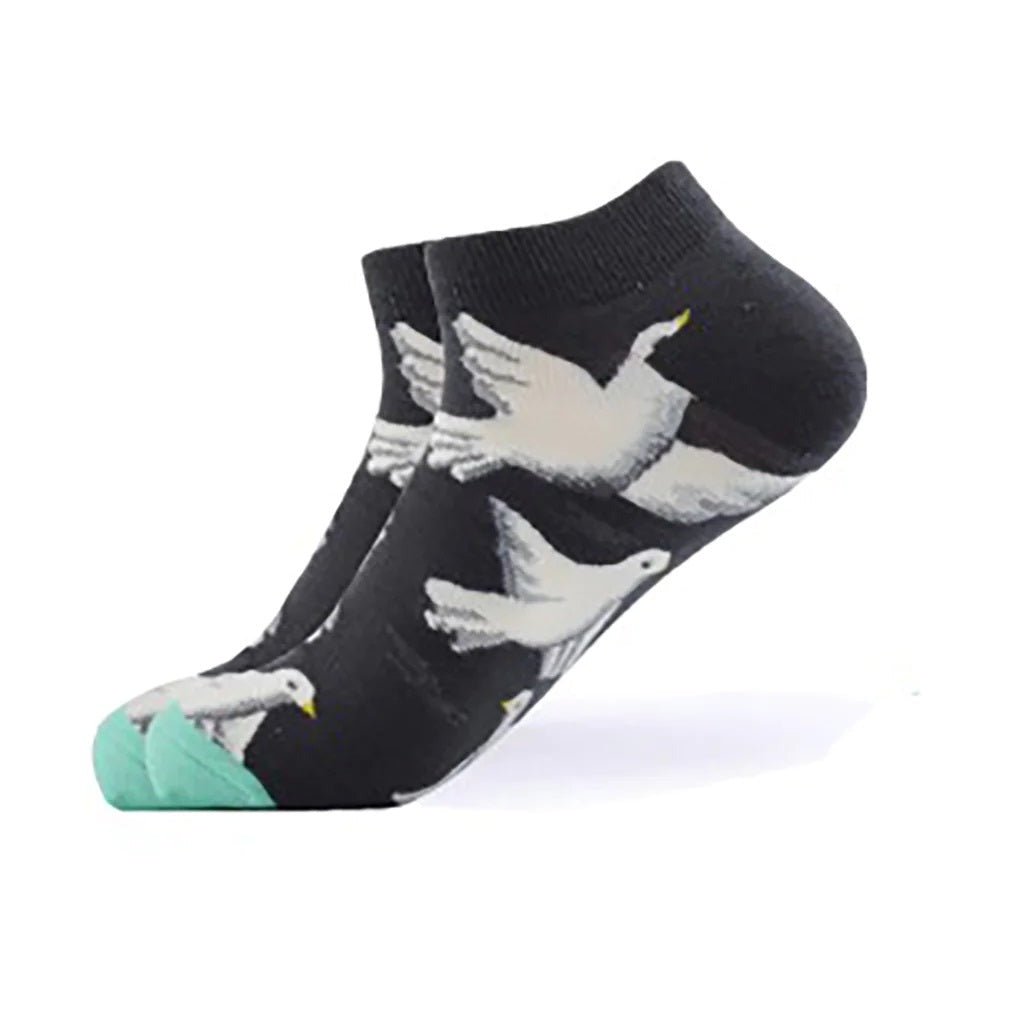 Dove from Above Ankle Socks (Adult Medium - Women's Shoe Sizes 5 - 10)