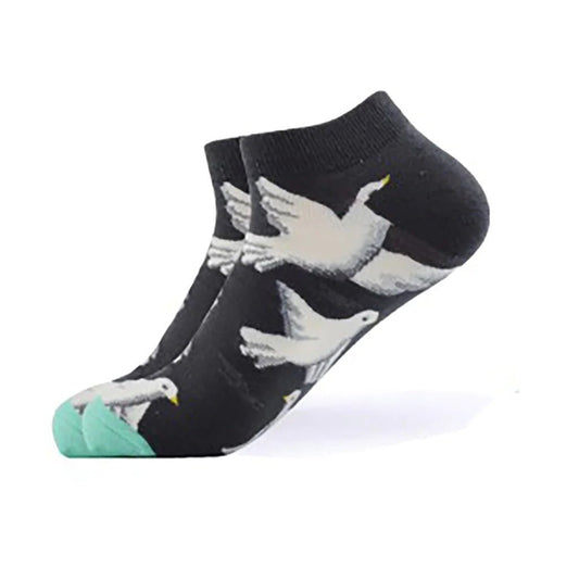 Dove from Above Ankle Socks (Adult Medium - Women's Shoe Sizes 5 - 10)