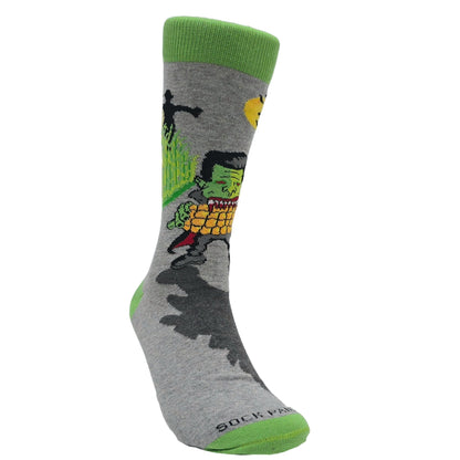 Dracula Eating Corn Socks from the Sock Panda