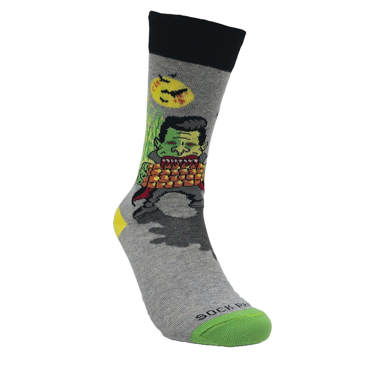 Dracula Eating Corn Socks from the Sock Panda