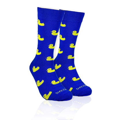 Duck Pattern Socks from the Sock Panda (Adult Large - Men's Shoe Sizes 8 - 12)