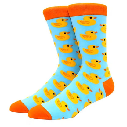 Duck Pattern Socks from the Sock Panda (Adult Large - Men's Shoe Sizes 8 - 12)