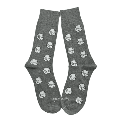Earth Pattern Socks from the Sock Panda (Adult Large - Men's Shoe Sizes 8 - 12)