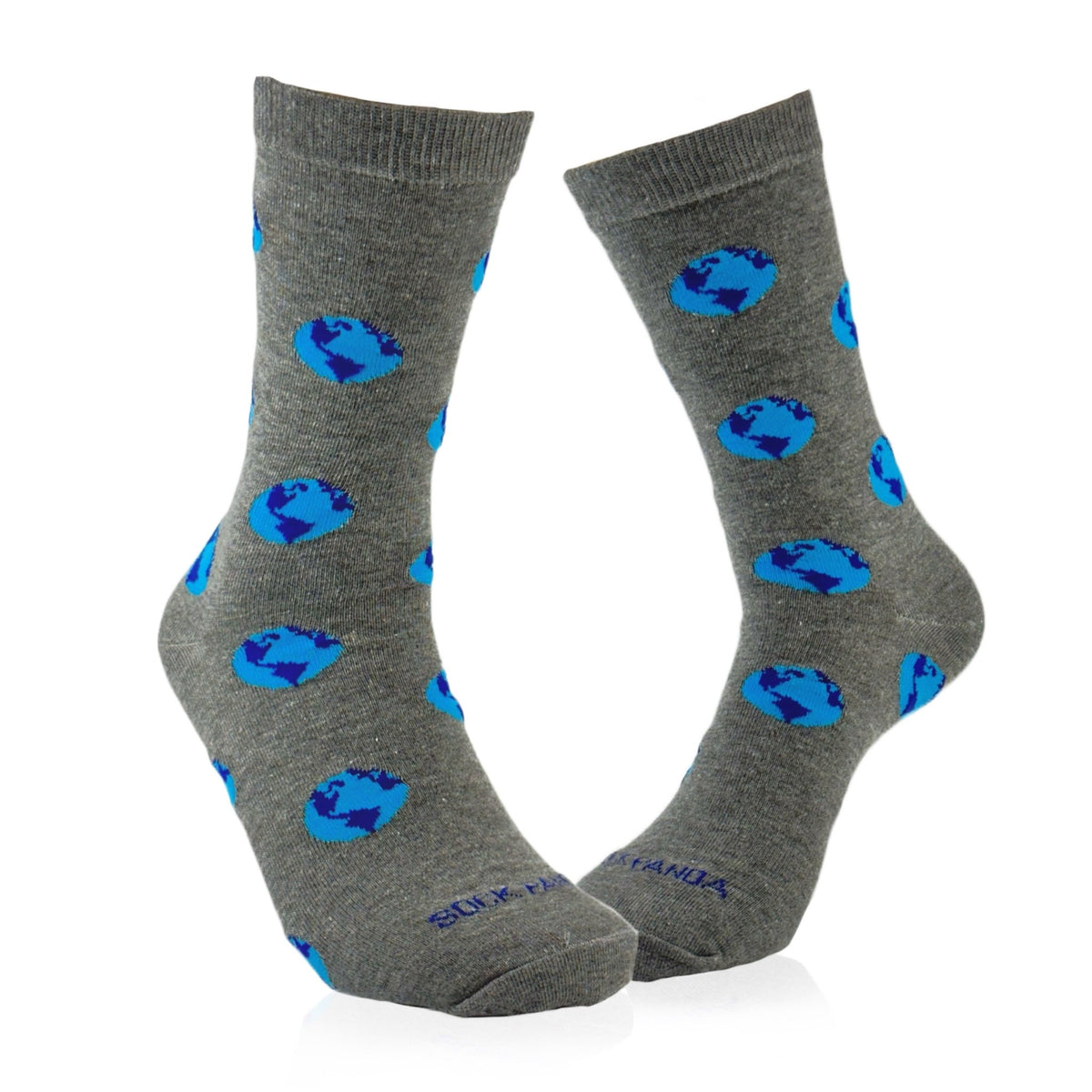 Earth Pattern Socks from the Sock Panda (Adult Medium - Women's Shoe Sizes 5 - 10)