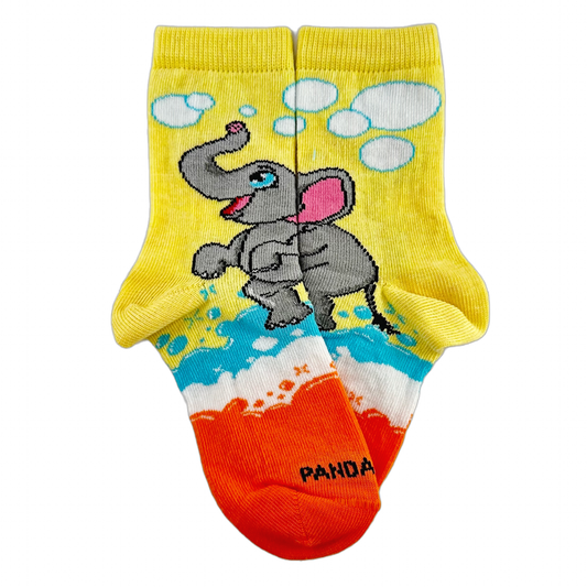 Elephant Bubbles Socks from the Sock Panda (Ages 3 - 7)