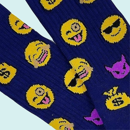 Emoji Socks Toro and Cool Money Bags Street Skate Socks (Adult Large - Men's Shoe Sizes 8 - 12)