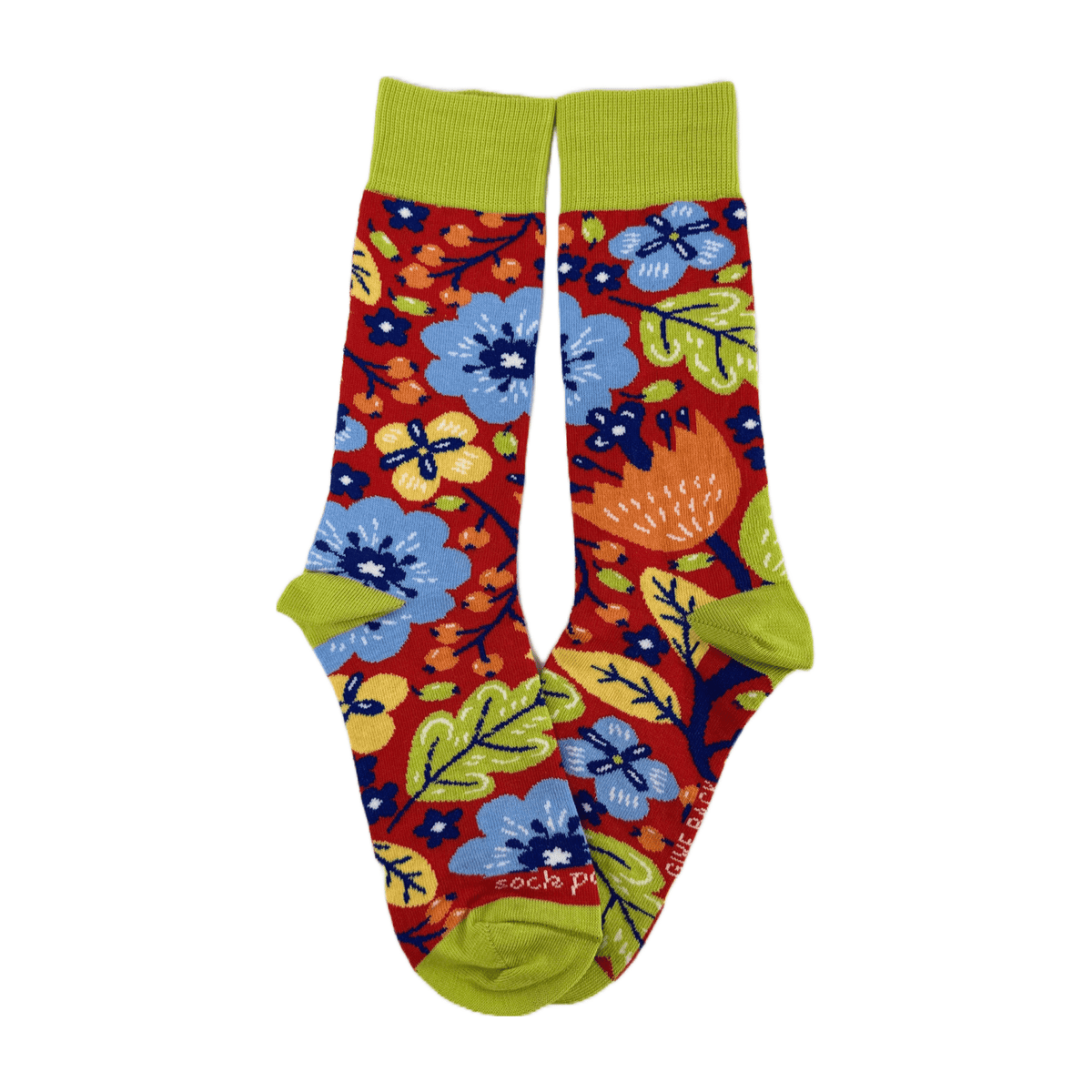 Exotic Flower Socks from the Sock Panda (Adult Medium - Women's Shoe Sizes 5 - 10)