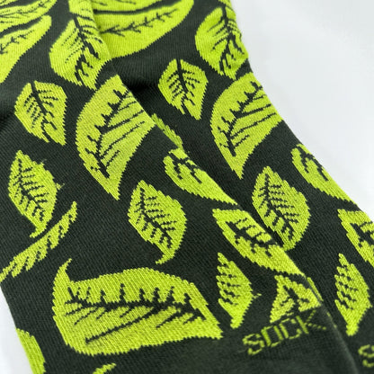 Fall Leaf Pattern Socks the Sock Panda (Adult Medium - Women's Shoe Sizes 5 - 10)