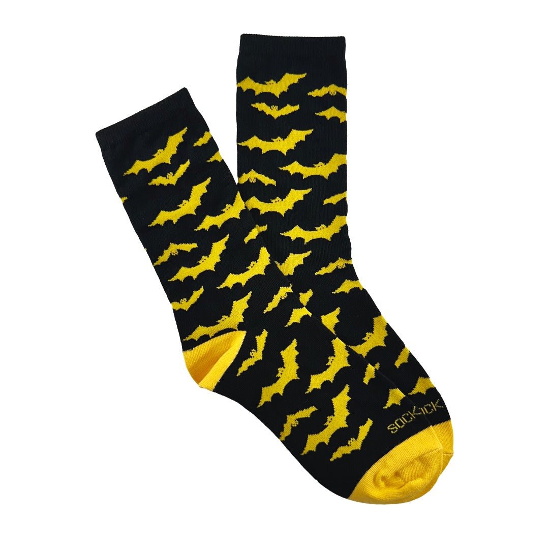 Fantastic Bat Pattern Socks from the Sock Panda (Adult Medium)