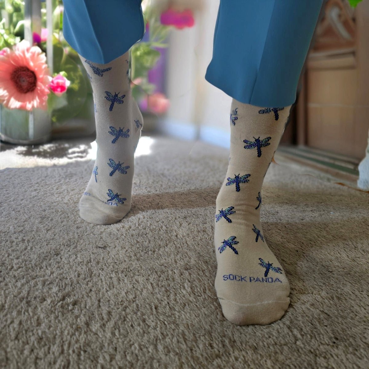 Firefly Pattern Socks from the Sock Panda (Adult Medium - Women's Shoe Sizes 5 - 10)