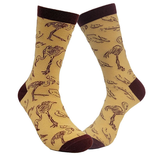 Flamingo Pattern Socks from the Sock Panda (Adult Medium - Women's Shoe Sizes 5 - 10)