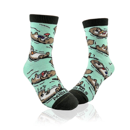 Floating Otters Socks from the Sock Panda (Ages 3 - 7)
