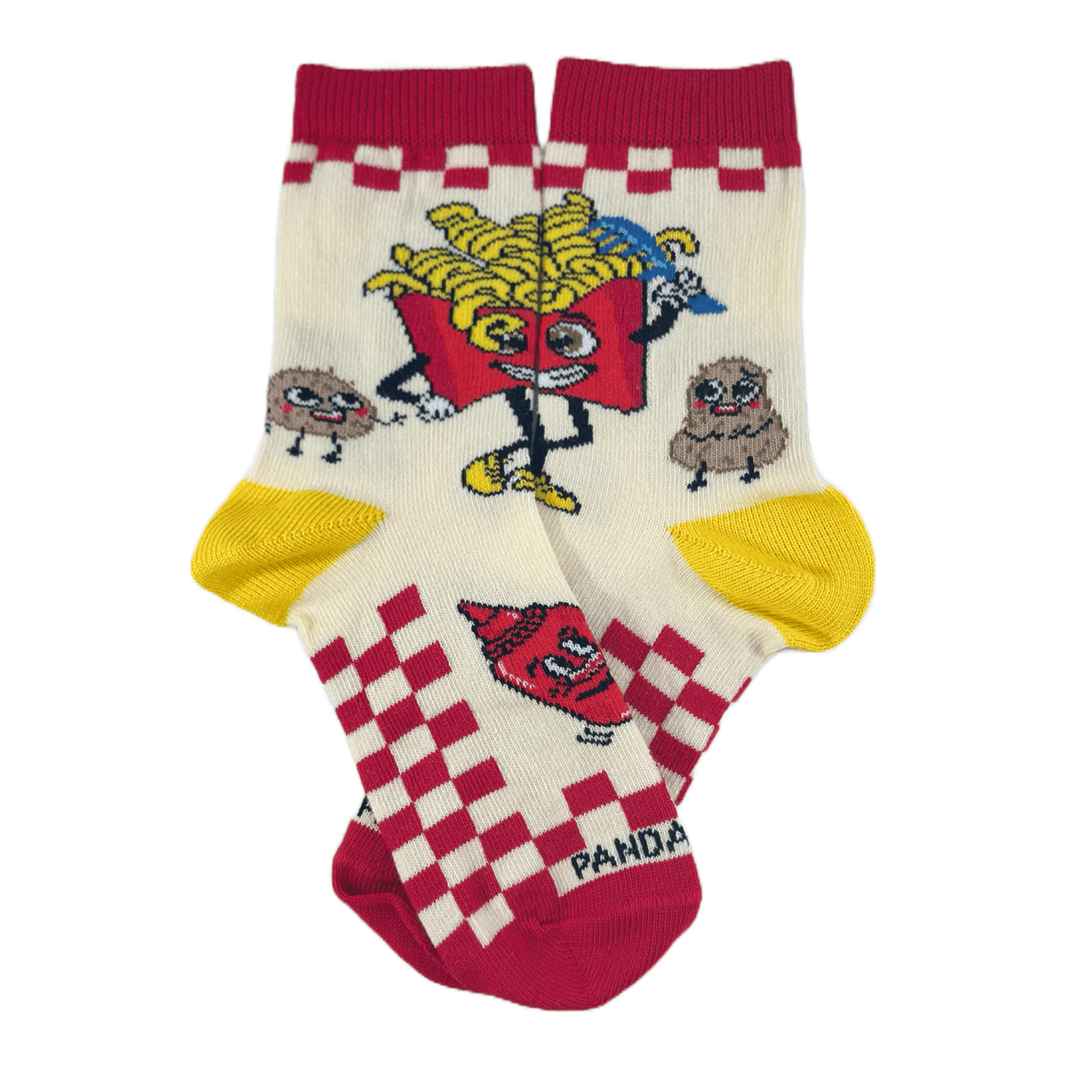 French Fry Socks from the Sock Panda (Ages 3 - 7)