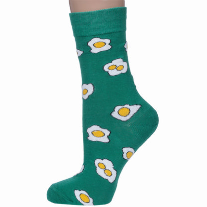 Fried Egg Pattern Socks from the Sock Panda (Adult Medium - Women's Shoe Sizes 5 - 10)