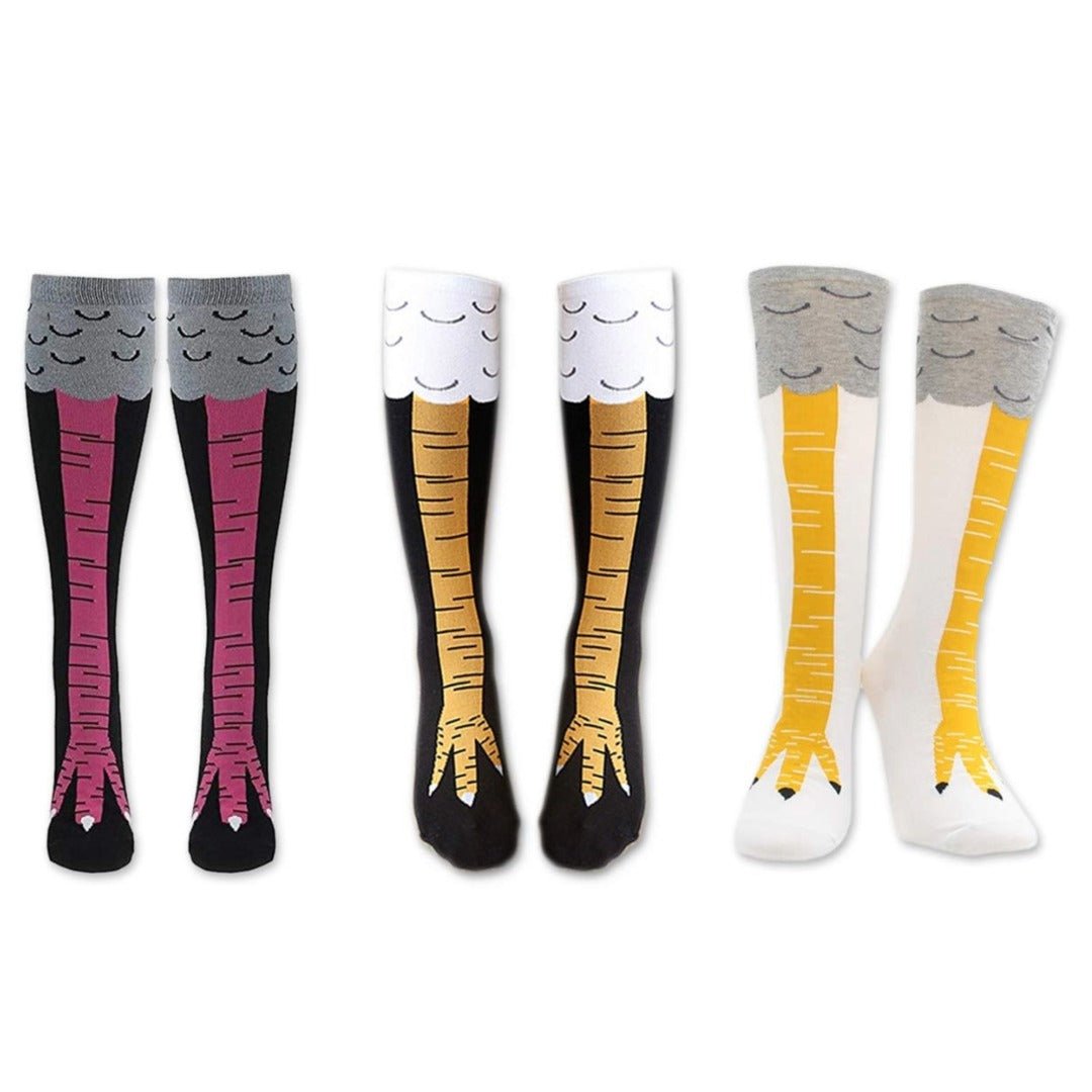 Funny Chicken Leg Socks (Knee High)