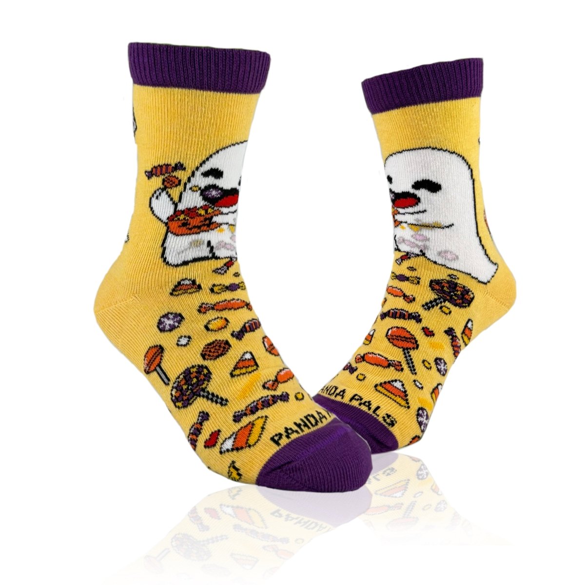 Ghost Candy Socks from the Sock Panda (Ages 3-7) GhostCandyPatMd