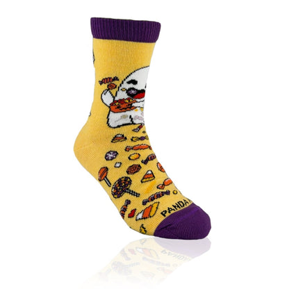 Ghost Candy Socks from the Sock Panda (Ages 3-7) GhostCandyPatMd