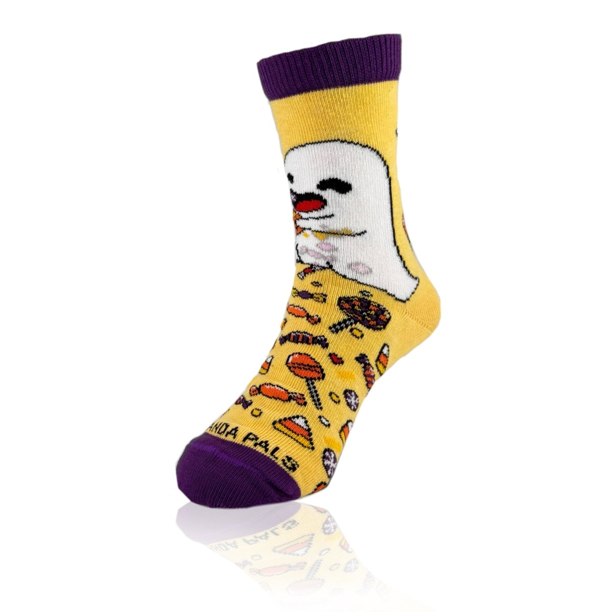 Ghost Candy Socks from the Sock Panda (Ages 3-7) GhostCandyPatMd