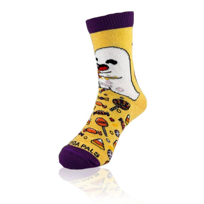 Ghost Candy Socks from the Sock Panda (Ages 3-7) GhostCandyPatMd