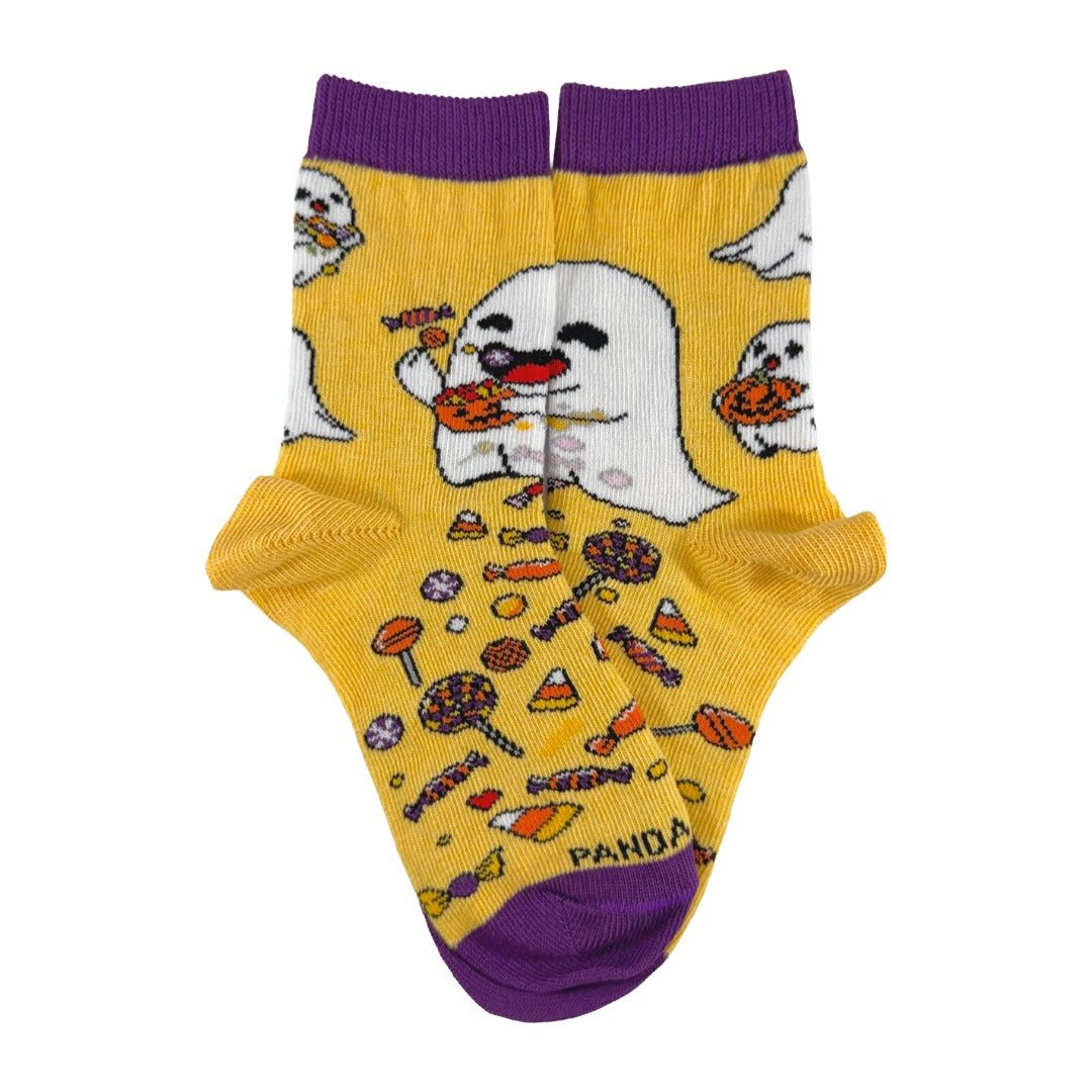 Ghost Candy Socks from the Sock Panda (Ages 3-7) GhostCandyPatMd