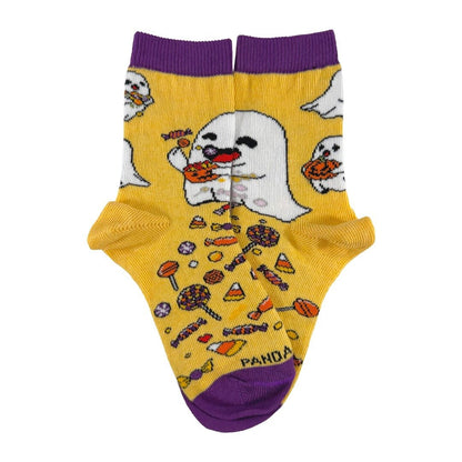 Ghost Candy Socks from the Sock Panda (Ages 3-7) GhostCandyPatMd
