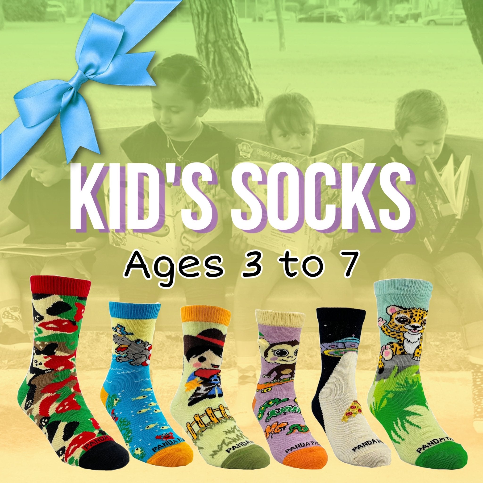Gift Sets (4-Pack) - Ages 3-7 from the Sock Panda