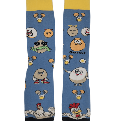 Good Egg vs Bad Egg Socks from the Sock Panda