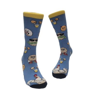 Good Egg vs Bad Egg Socks from the Sock Panda
