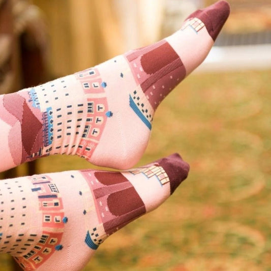 Grand Hotel Socks from the Sock Panda (Adult Medium)
