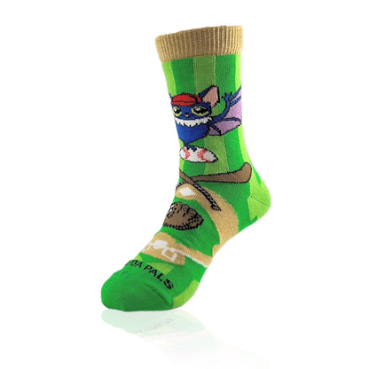 Halloween Baseball Bat Socks from the Sock Panda (Ages 3 - 7)