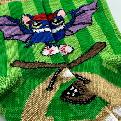 Halloween Baseball Bat Socks from the Sock Panda (Ages 3 - 7)