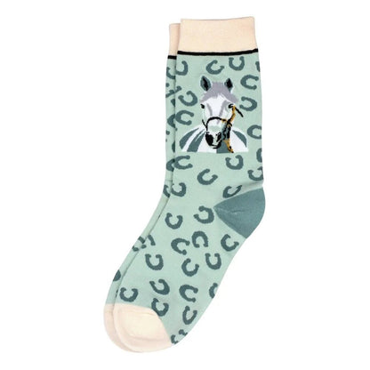 Horse Socks from the Sock Panda (Adult Medium - Women's Shoe Sizes 5 - 10)