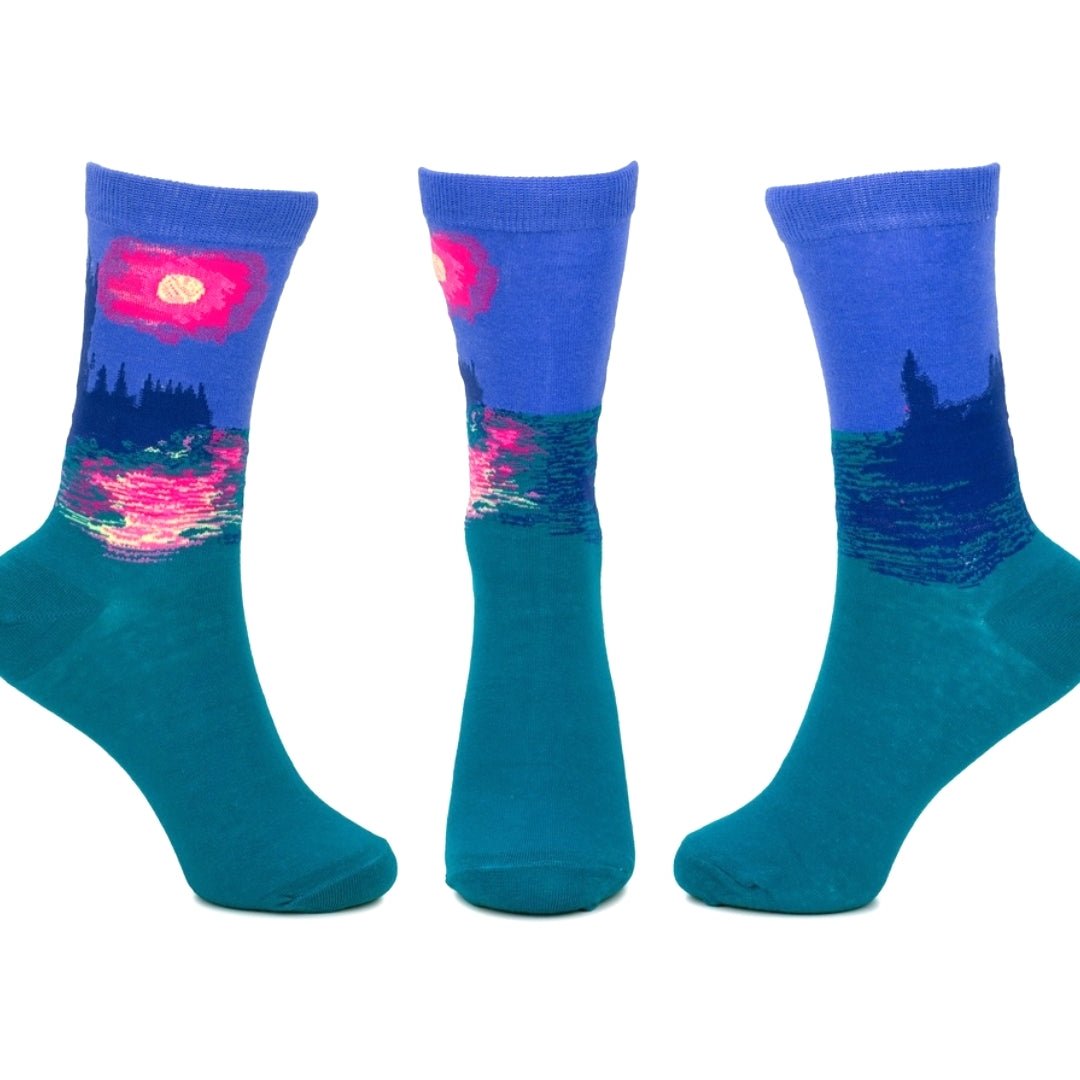 House of Parliament at Sunset Art Socks (Adult Large - Men's Shoe Sizes 8 - 12)