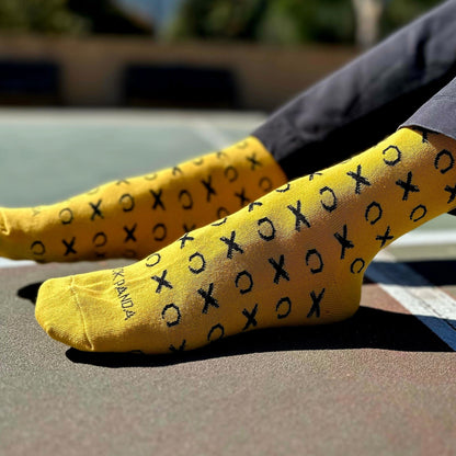 Hugs and Kisses (xoxo) Love Patterned Socks from the Sock Panda