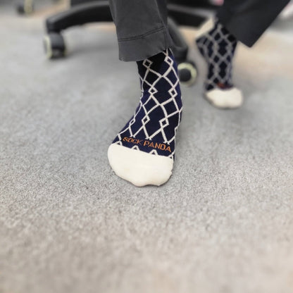 Interlocking Diamond Pattern Socks from the Sock Panda (Adult Large - Men's Shoe Sizes 8 - 12)