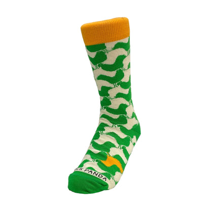 Interlocking Turkey Patterned Socks from the Sock Panda (Adult Small - Shoe Sizes 2 - 5)