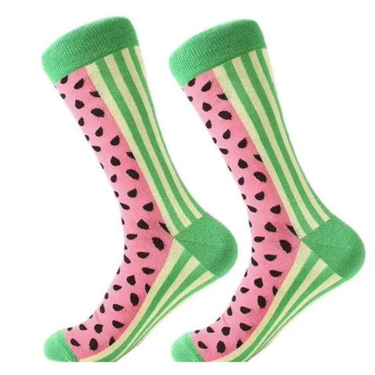 Juicy Watermelon Socks from the Sock Panda