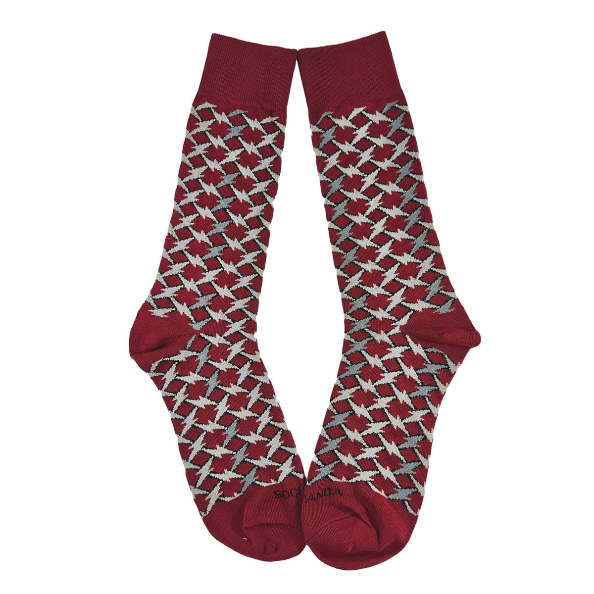 Lightning Diamond Pattern Socks from the Sock Panda (Adult Large)