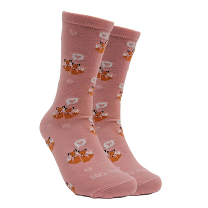 Love Foxes Socks from the Sock Panda (Adult Medium - Women's Shoe Sizes 5 - 10)