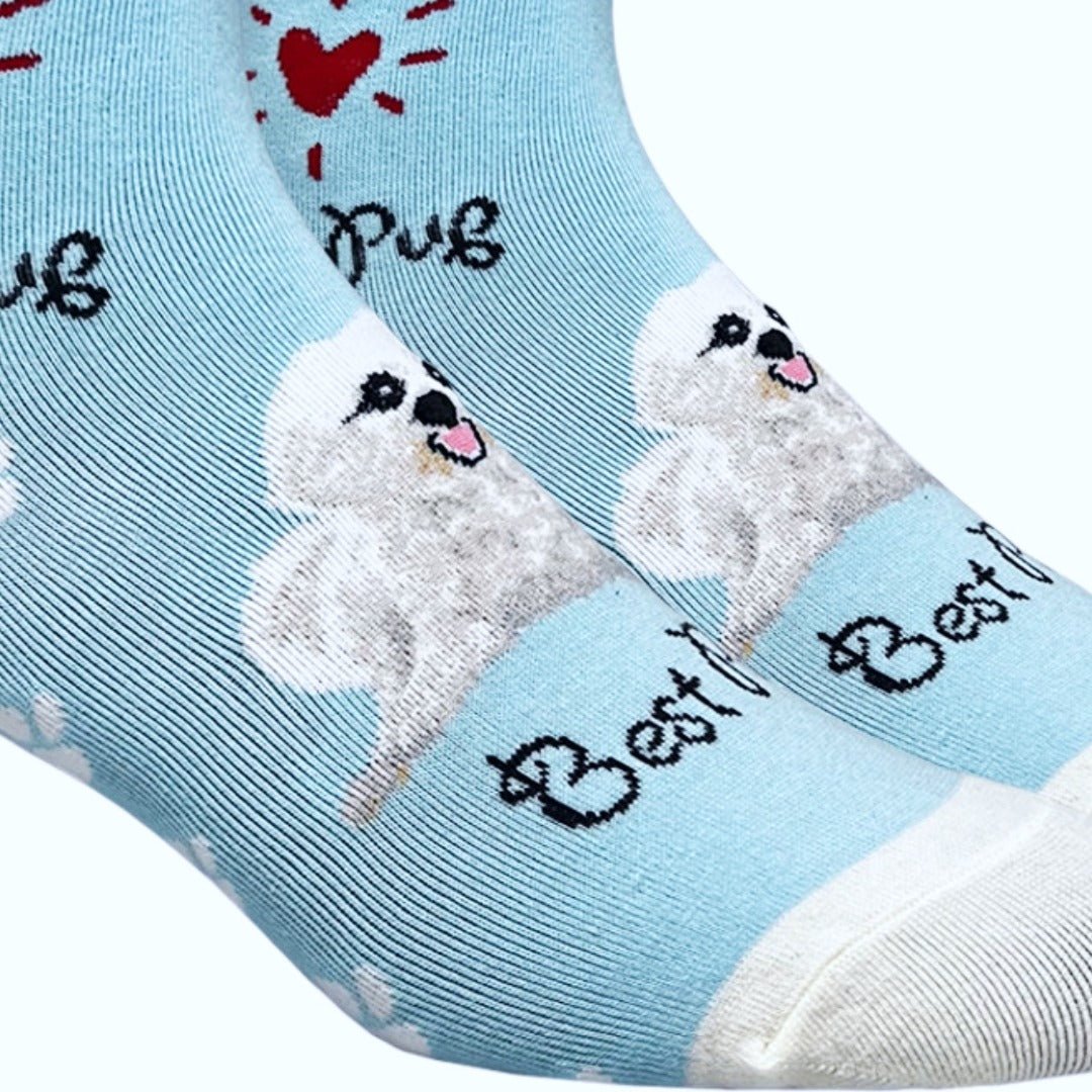Maltipoo Dog Socks (Adult Medium - Women's Shoe Sizes 5 - 10)