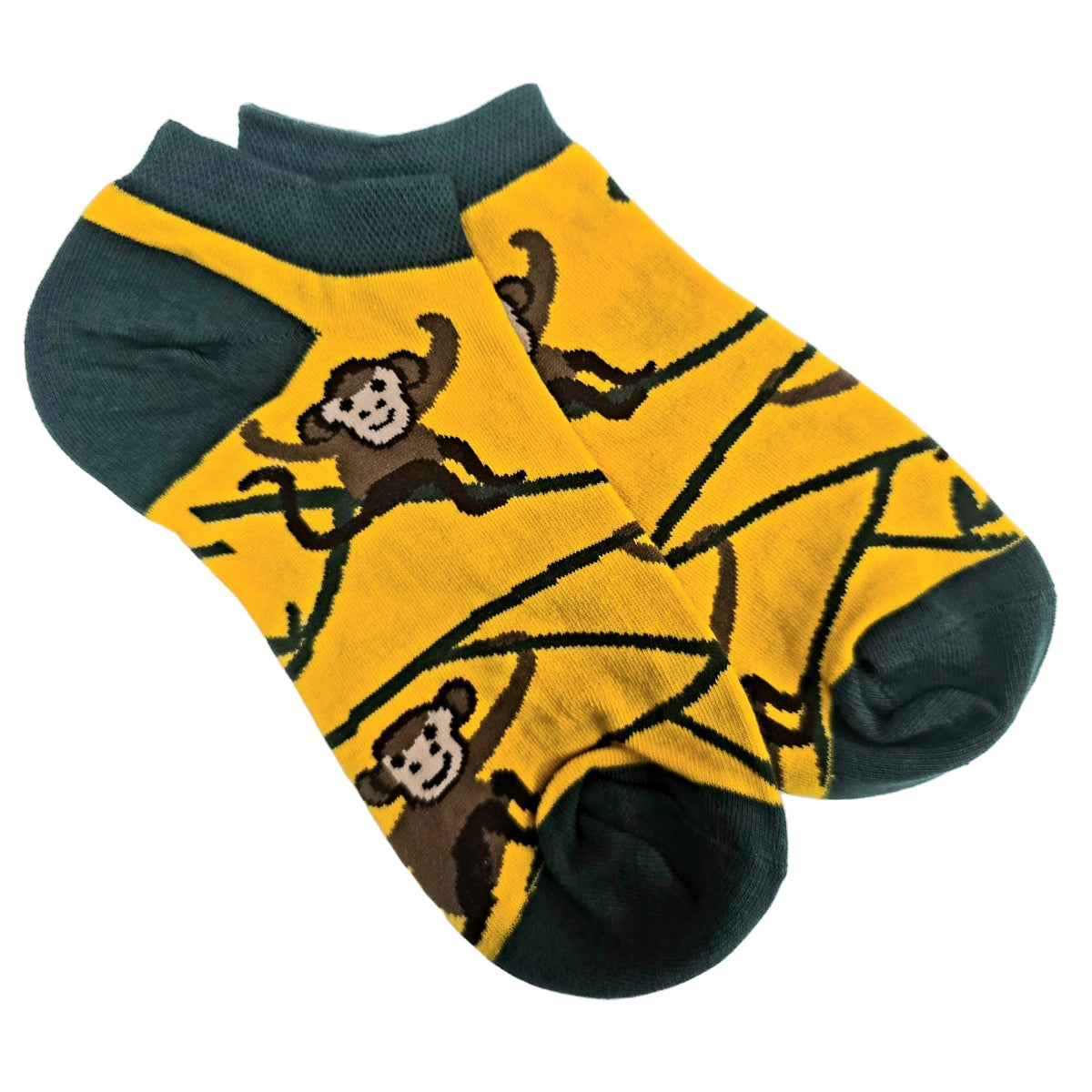 Monkey Ankle Socks from Sock Panda (Adult Medium - Women's Shoe Sizes 5 - 10)