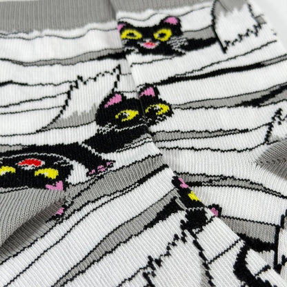 Mummy Black Cat Socks from the Sock Panda (Ages 3-7) MummyCatpalMd