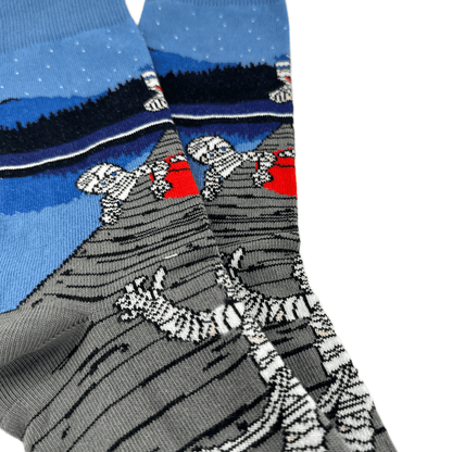 Mummy Night Out Socks from the Sock Panda (Adult Small - Shoe Sizes 2 - 5)