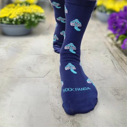 Mushroom Pattern Socks from the Sock Panda (Adult Medium - Women's Shoe Sizes 5 - 10)