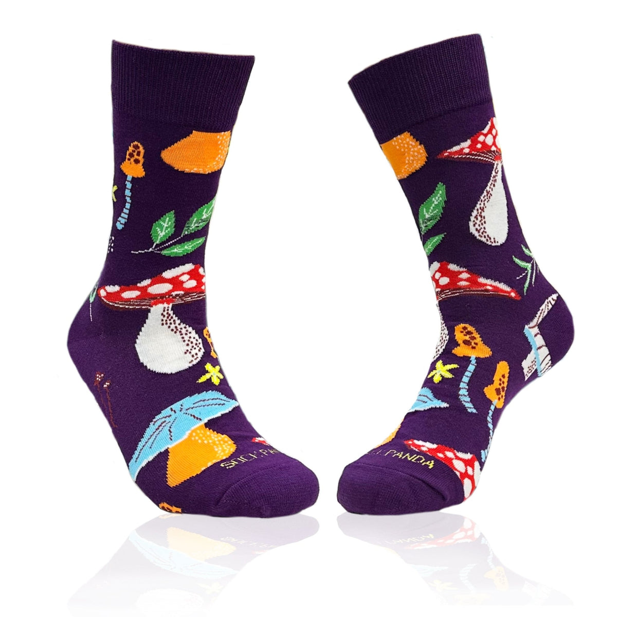 Mushroom Pattern Socks from the Sock Panda (Adult Medium - Women's Shoe Sizes 5 - 10)