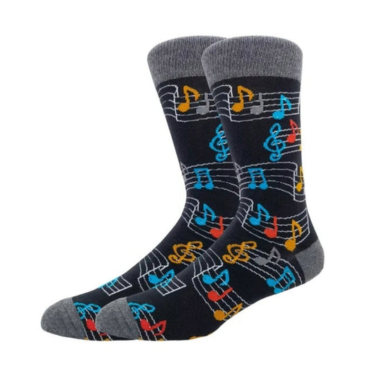 Music Note Pattern Socks from the Sock Panda