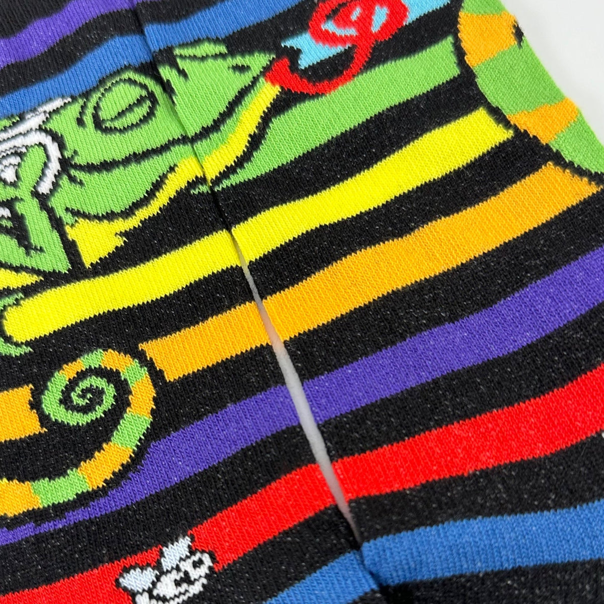 Musical Chameleon Socks from the Sock Panda (Adult Small - Shoe Sizes 2 - 5)