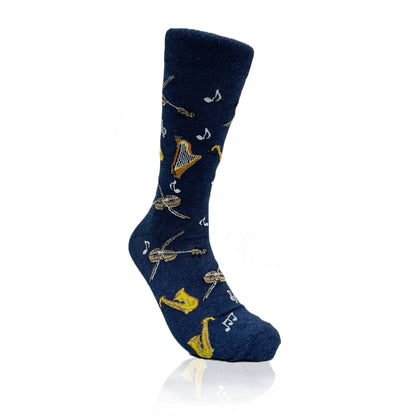 Musical Orchestra Socks from the Sock Panda (Adult Large, Shoe Sizes 8 - 12)