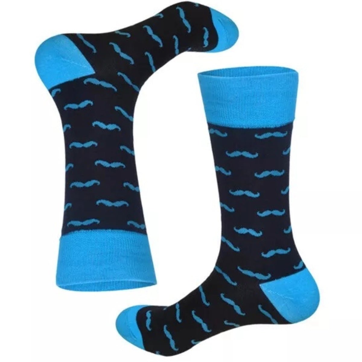 Mustache Pattern Socks from the Sock Panda (Adult Large - Men's Shoe Sizes 8 - 12)